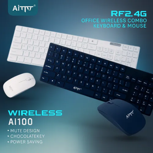 Aitnt AI100 Wireless Keyboard Mouse Set