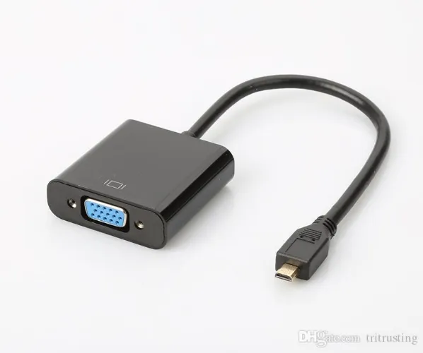 Micro HDMI to VGA Adapter Converter Cable